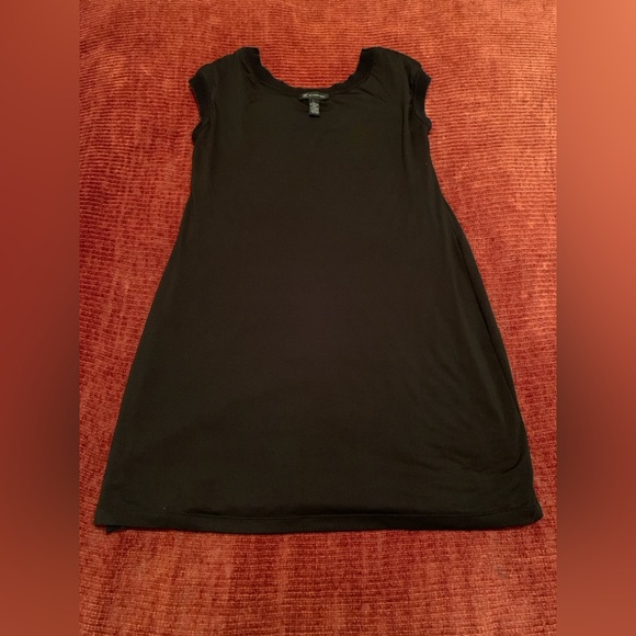 Crochet Mini-Midi Black & Cream Sleeveless Dress - Picture 11 of 16